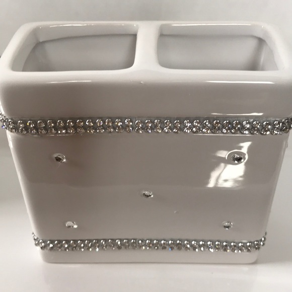 Bella Lux Bath Bella Lux Luxury Bathroom Dual Toothbrush Holder